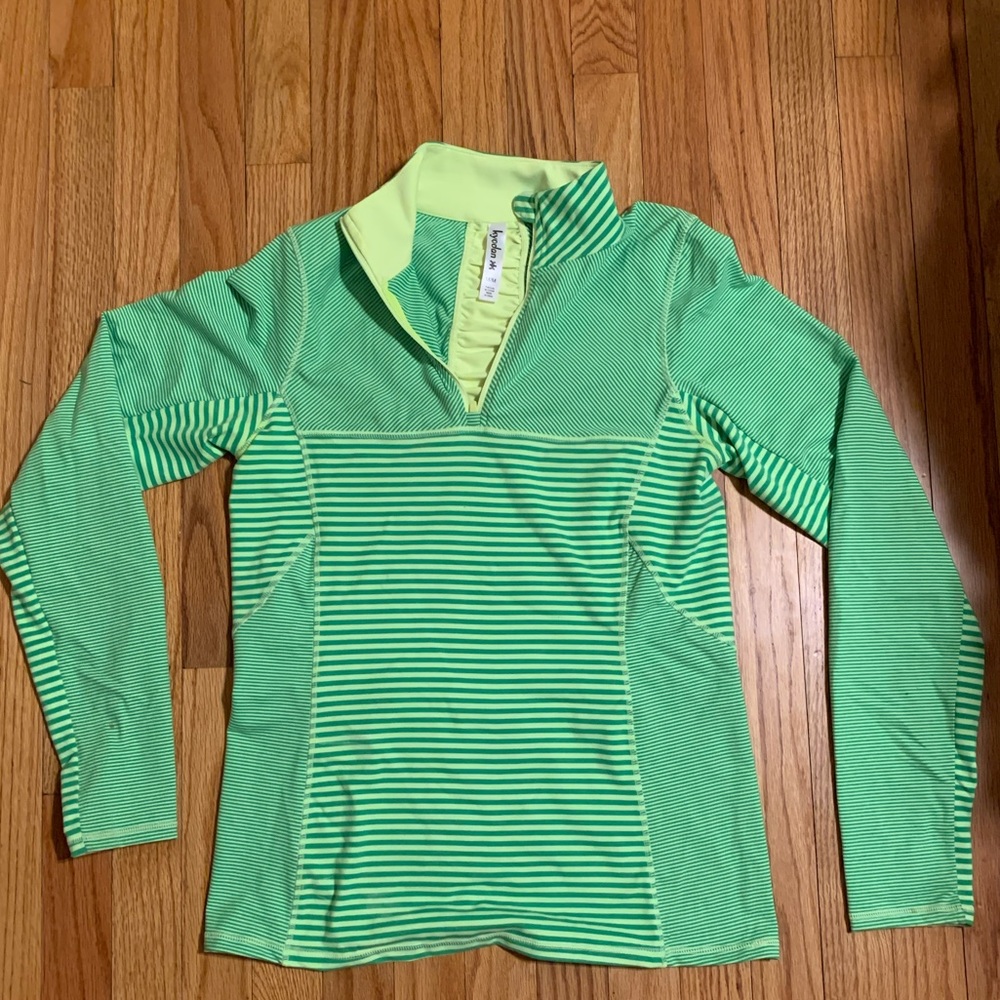 Bright quarter or half-zip pullover